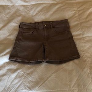 Brown American Eagle shorts